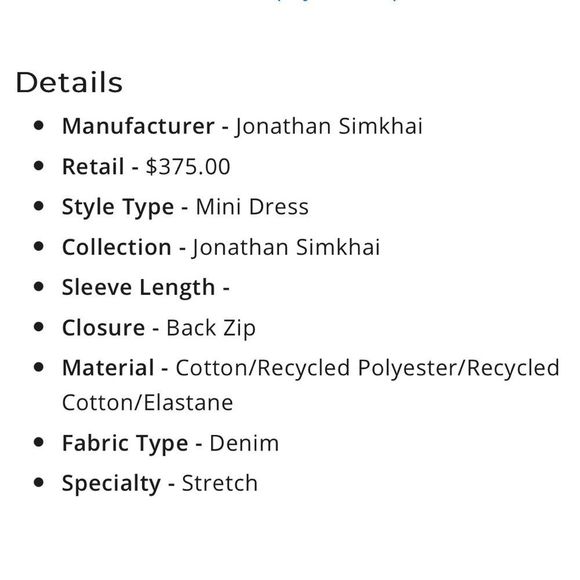 Jonathan Simkhai Holland Round-Neck Short Sleeve Mini Dress - Picture 4 of 4